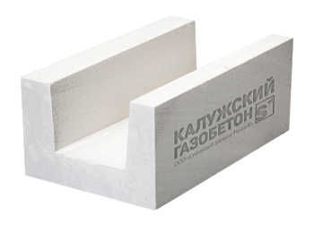 Газобетонный Блок U-Блок D500, 300*250*500/625 мм